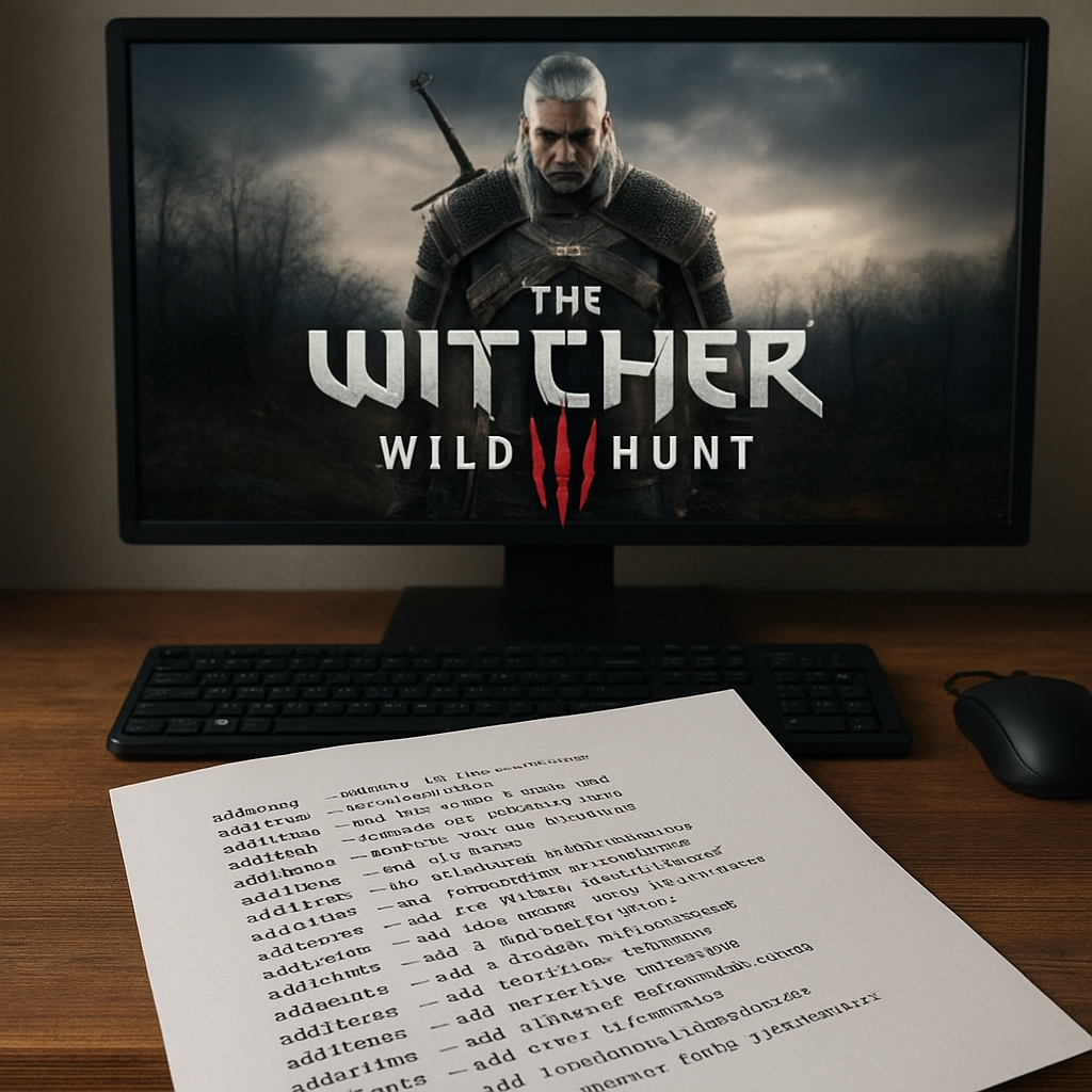 Cheats für The Witcher 3